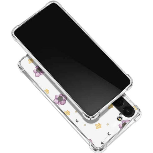 Flowers and Arrows Galaxy S24 FE Clear Case