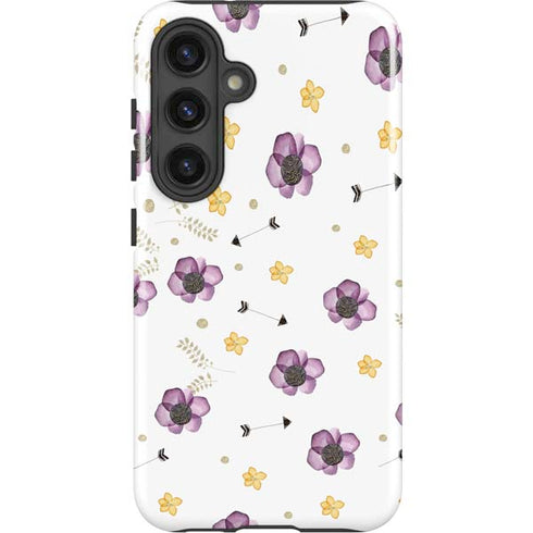 Flowers and Arrows Galaxy S25 Impact Case