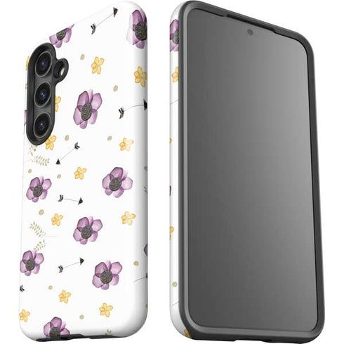 Flowers and Arrows Galaxy S25 Impact Case