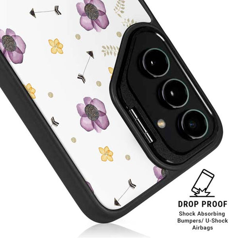 Flowers and Arrows Galaxy S24 Kickstand Case