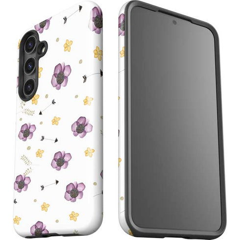 Flowers and Arrows Galaxy S25 Plus Impact Case