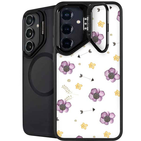 Flowers and Arrows Galaxy S24 Plus Kickstand Case