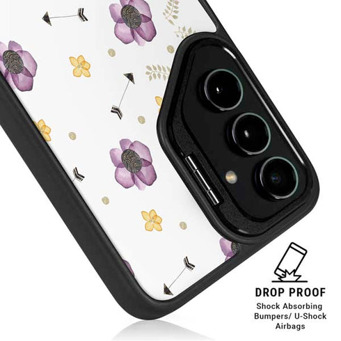 Flowers and Arrows Galaxy S24 Plus Kickstand Case