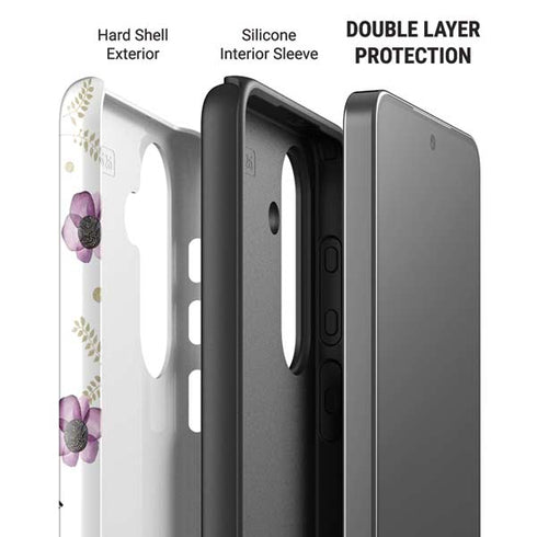 Flowers and Arrows Galaxy S26 Plus Impact Case