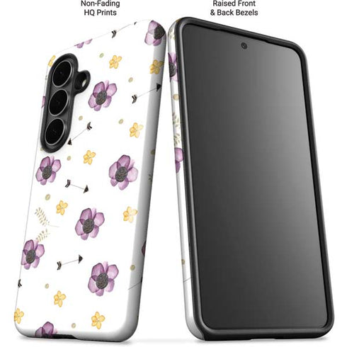 Flowers and Arrows Galaxy S26 Plus Impact Case
