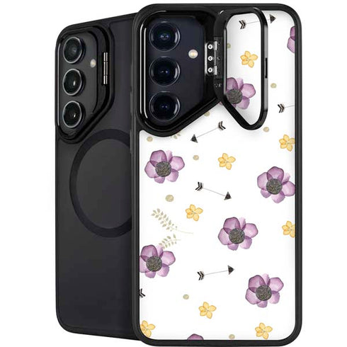 Flowers and Arrows Galaxy S26 Plus Kickstand Case