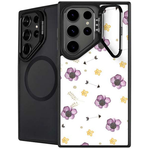 Flowers and Arrows Galaxy S26 Ultra Kickstand Case