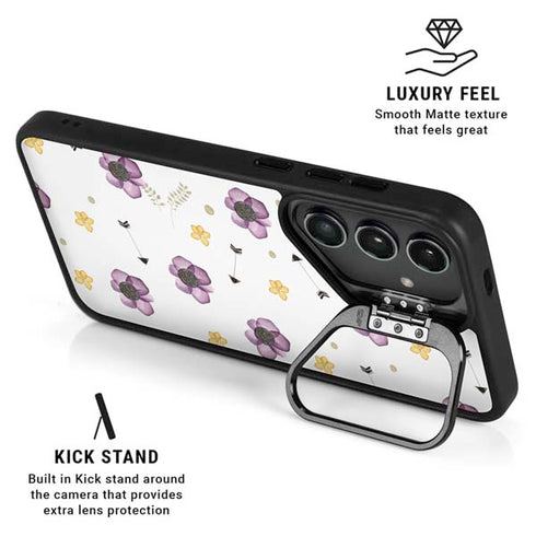 Flowers and Arrows Galaxy S26 Ultra Kickstand Case