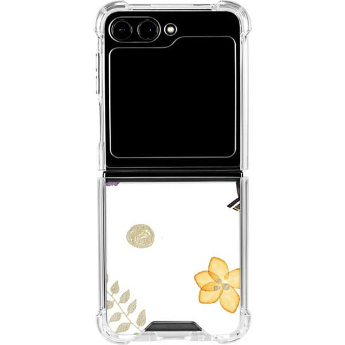 Flowers and Arrows Galaxy Z Flip6 Clear Case