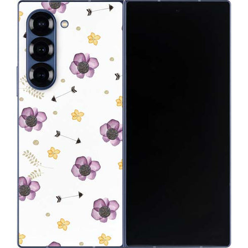 Flowers and Arrows Galaxy Z Fold6 Skin