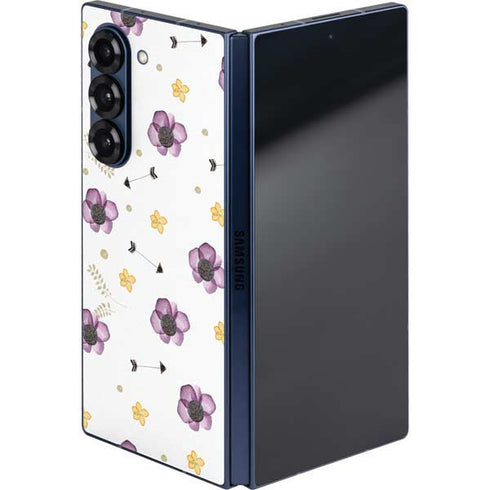 Flowers and Arrows Galaxy Z Fold6 Skin