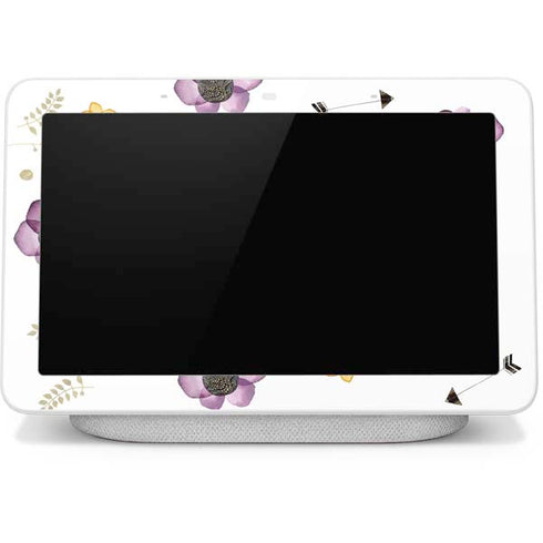 Flowers and Arrows Google Home Hub Skin