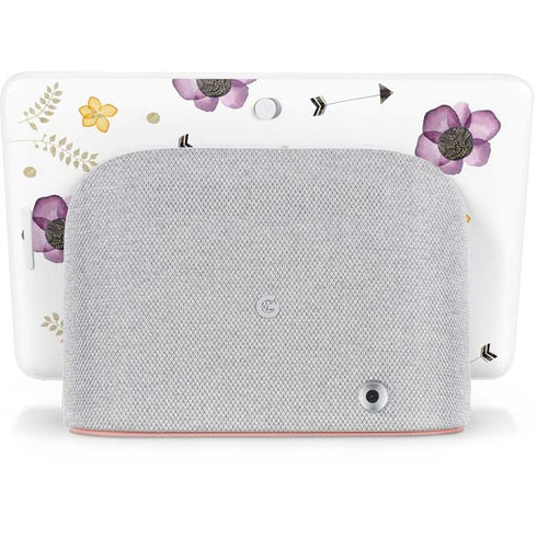 Flowers and Arrows Google Home Hub Skin