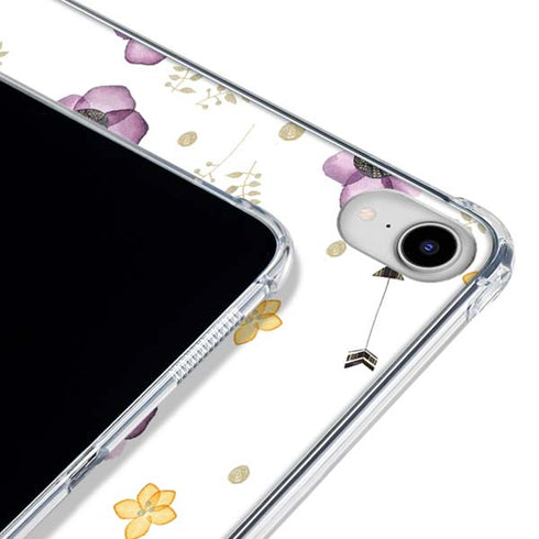 Flowers and Arrows iPad 11th Gen (2025) Clear Case