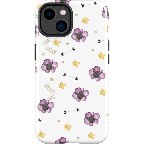 Flowers and Arrows iPhone 15 Impact Case