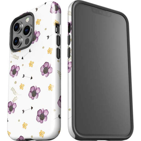 Flowers and Arrows iPhone 15 Pro Impact Case