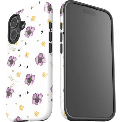 Flowers and Arrows iPhone 16 Impact Case