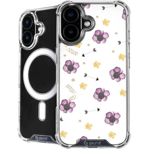 Flowers and Arrows iPhone 16 MagSafe Case