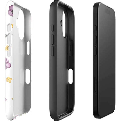 Flowers and Arrows iPhone 16 Plus Impact Case