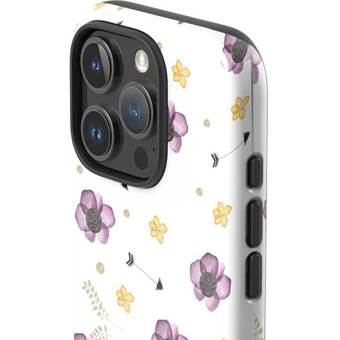 Flowers and Arrows iPhone 16 Pro Max Impact Case