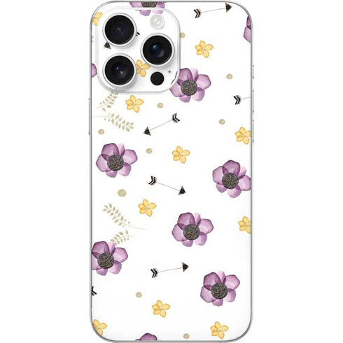 Flowers and Arrows iPhone 16 Pro Max Skin