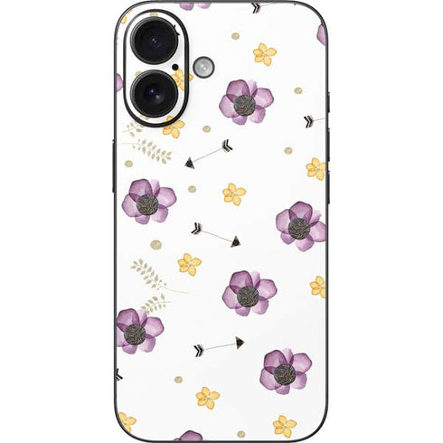 Flowers and Arrows iPhone 16 Skin