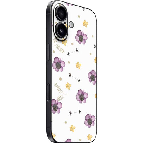 Flowers and Arrows iPhone 16 Skin