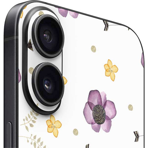 Flowers and Arrows iPhone 16 Skin