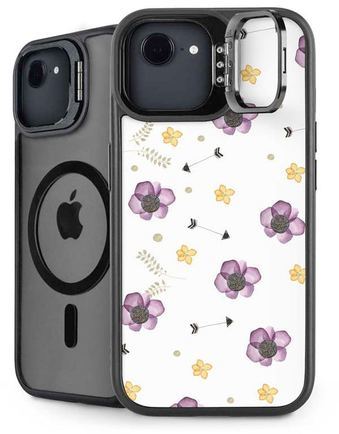 Flowers and Arrows iPhone 16e Kickstand Case