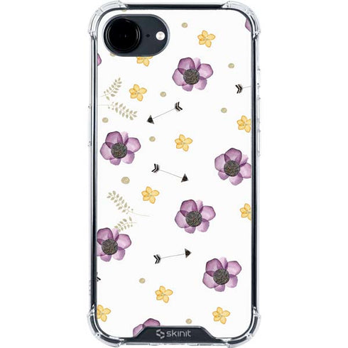 Flowers and Arrows iPhone 16e Clear Case