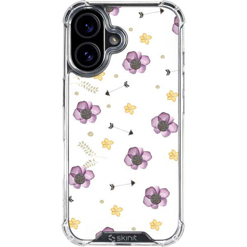 Flowers and Arrows iPhone 17 Clear Case