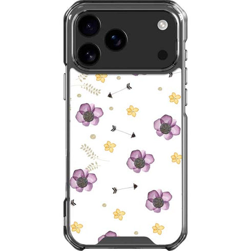 Flowers and Arrows iPhone 18 Pro Max Clear Case