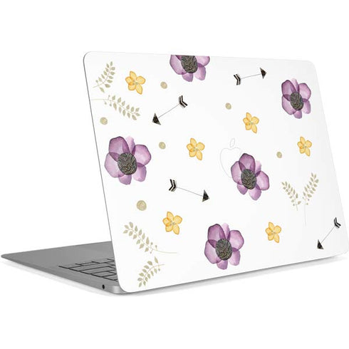 Flowers and Arrows Apple MacBook Air Skin
