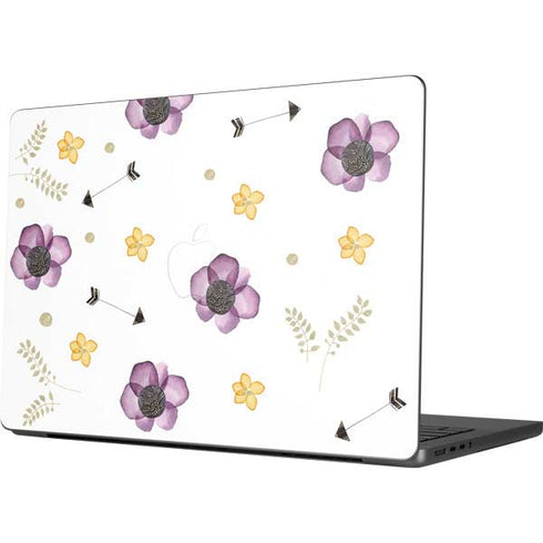 Flowers and Arrows Apple MacBook Pro 14-inch Skin