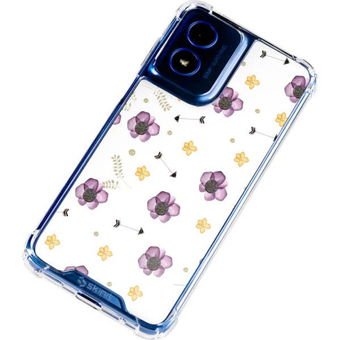 Flowers and Arrows Moto G 5G (2024) Clear Case