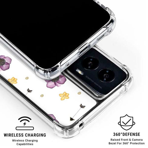 Flowers and Arrows Moto G Power 5G (2024) Clear Case