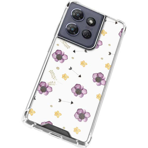 Flowers and Arrows Moto G Power 5G (2025) Clear Case