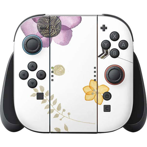 Flowers and Arrows Nintendo Switch 2 (2025) Joy-Con Controller Skin