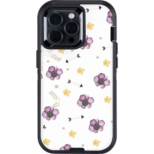Flowers and Arrows Otterbox Defender iPhone Skin