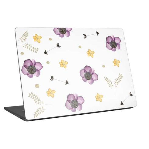 Flowers and Arrows Laptop Skins