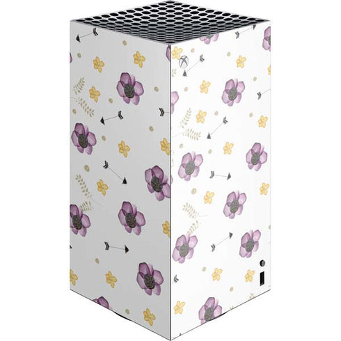 Flowers and Arrows XBox Series X Digital Edition Console Skin