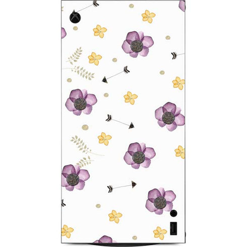 Flowers and Arrows XBox Series X Digital Edition Console Skin