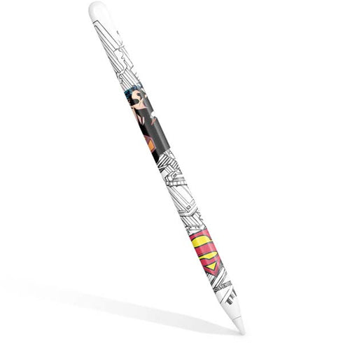 DC Comics Superman Flying Over City Pose Apple Pencil (2nd Gen 2019) Skin