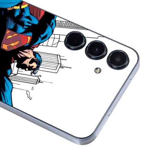 DC Comics Superman Flying Over City Pose Galaxy A35 5G Skin