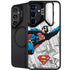 DC Comics Superman Flying Over City Pose Galaxy S24 FE Kickstand Case