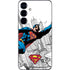 DC Comics Superman Flying Over City Pose Galaxy S25 Plus Skin