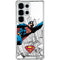 DC Comics Superman Flying Over City Pose Galaxy S25 Ultra Clear Case