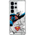 DC Comics Superman Flying Over City Pose Galaxy S25 Ultra Clear Case