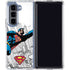 DC Comics Superman Flying Over City Pose Galaxy Z Fold5 5G Clear Case
