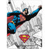 DC Comics Superman Flying Over City Pose Apple iPad Air Skin